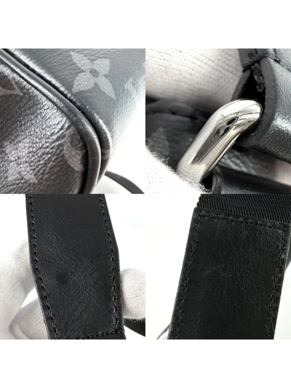Louis Vuitton Shoulder Bag Monogram Eclipse District PM Messenger Bag